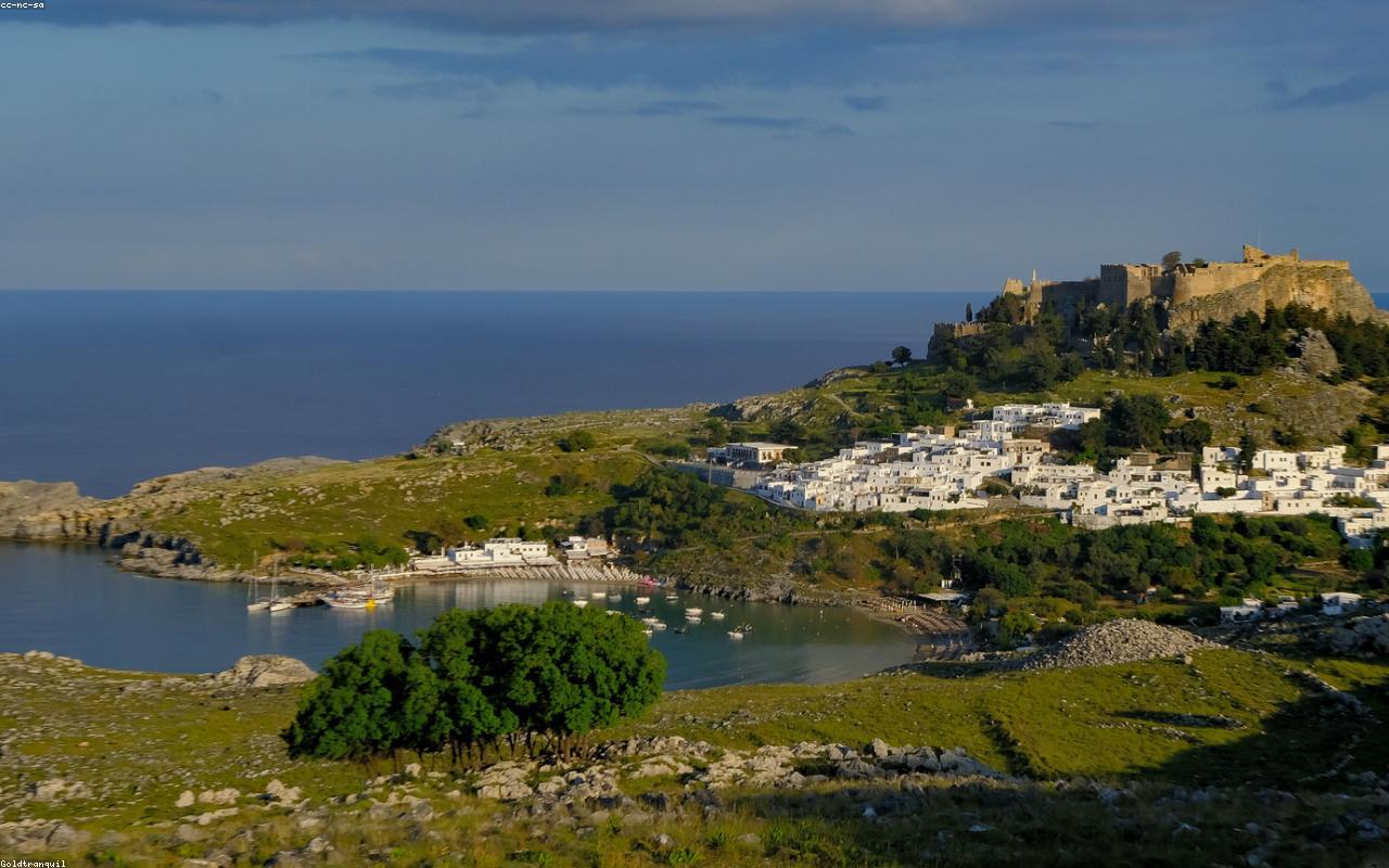Urban skyline with active business travel corridors